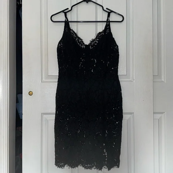 black vintage style cocktail dress A-line Cocktail Dress 2026 Lace Floral Mesh Sleeveless Swing Dress Black